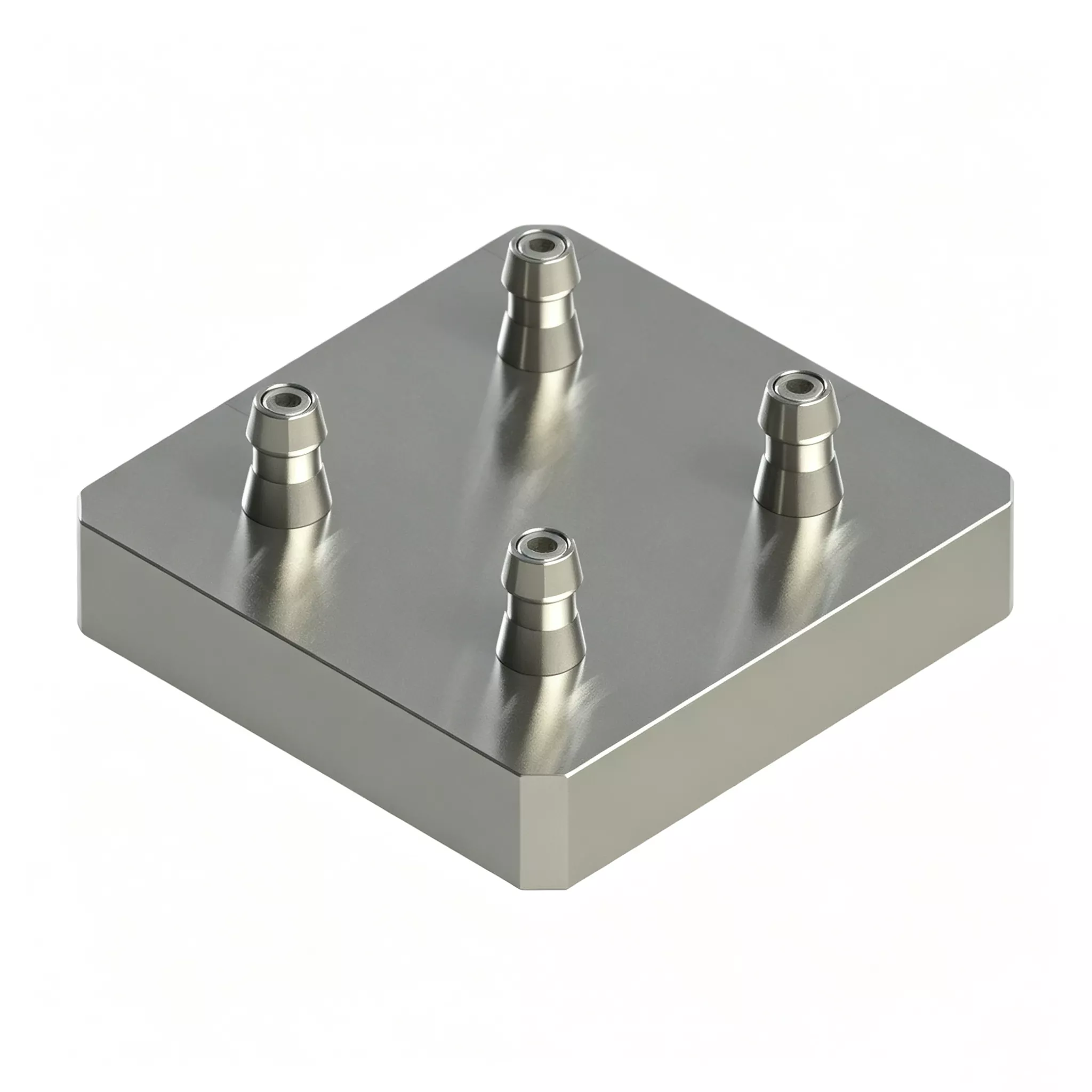 Four Center Zero Point Pallet for CNC Fixture