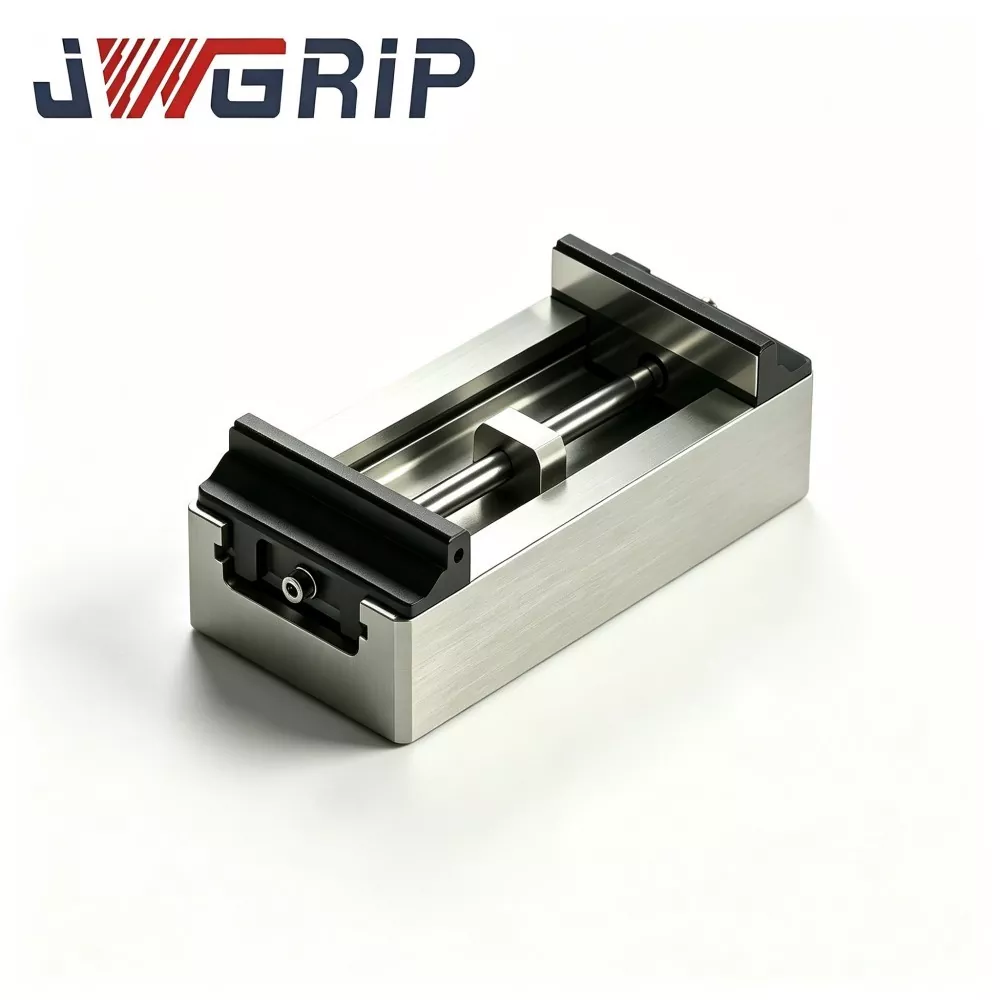 Extended Travel Heavy Duty Self Centering Zero Point Vise with Hard Jaws