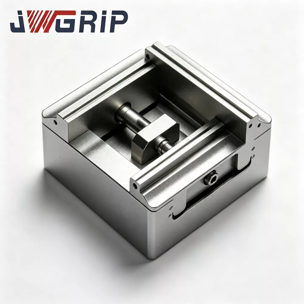 Heavy Duty Compact Self Centering Zero Point Vise for 5 Axis CNC Machining