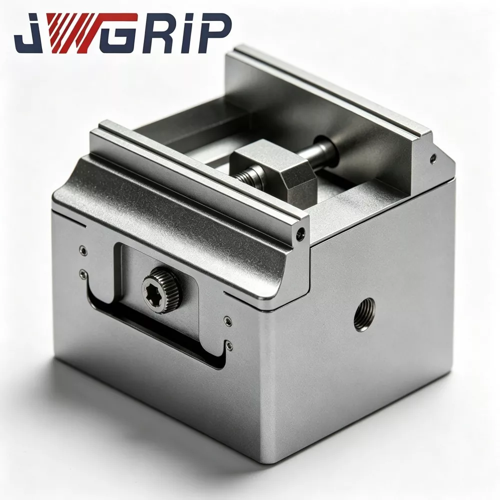 Heavy Duty Compact Self Centering Zero Point Vise for 5 Axis CNC Machining