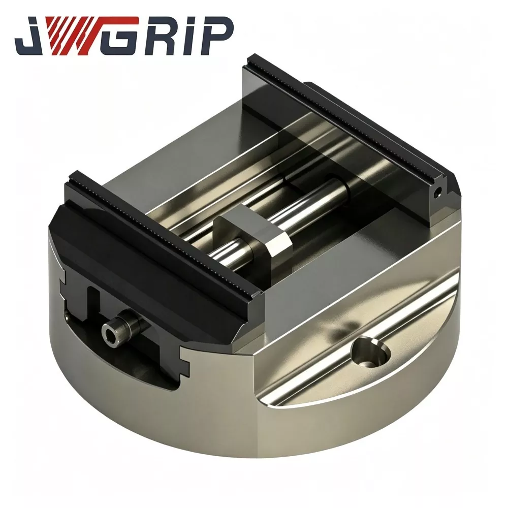 Wide Clamping Range Round Base Self Centering Vise