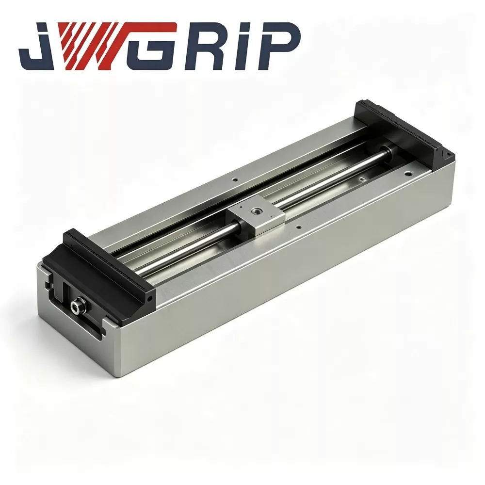 Large Travel Heavy-Duty Self-Centering Vise with Hard Jaws for Large Workpiece Machining
