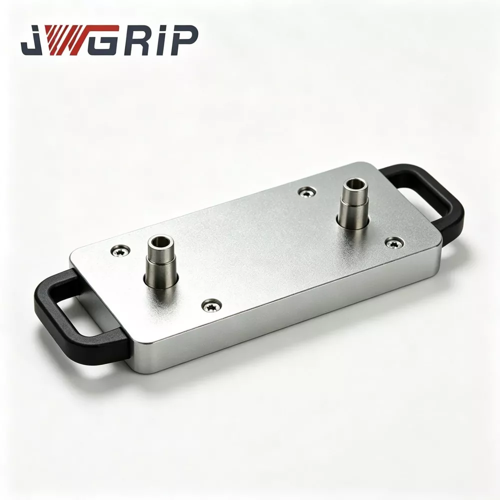 Two-Center Zero Point Pallet for CNC Machining